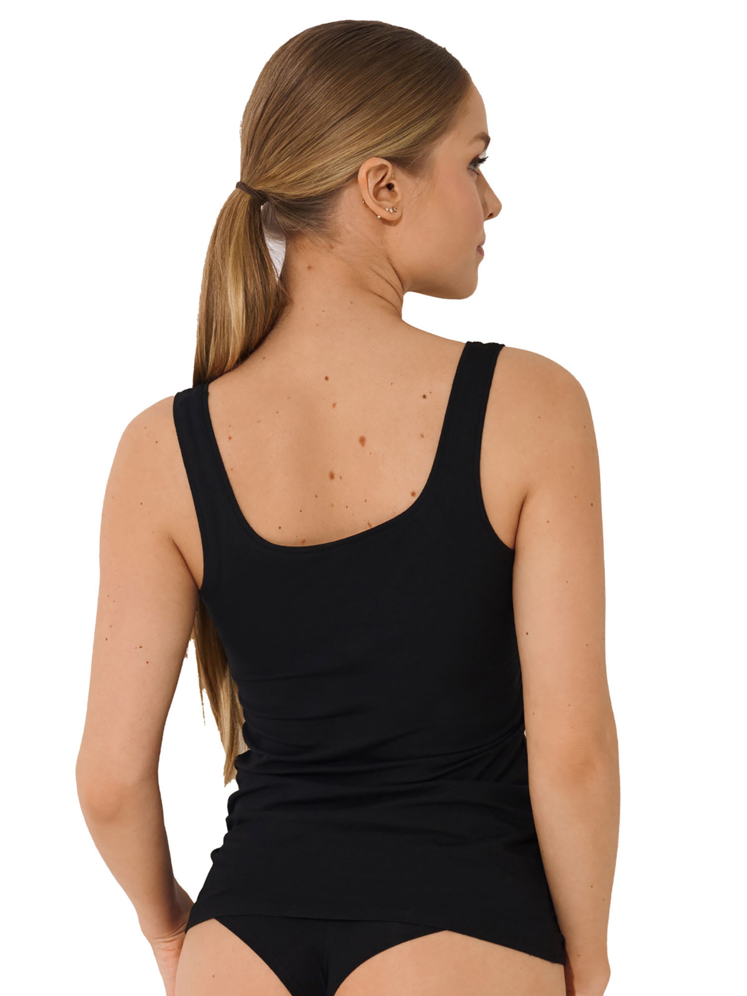 Lisca Unterhemd 'Emma'‌‌‌ in Schwarz