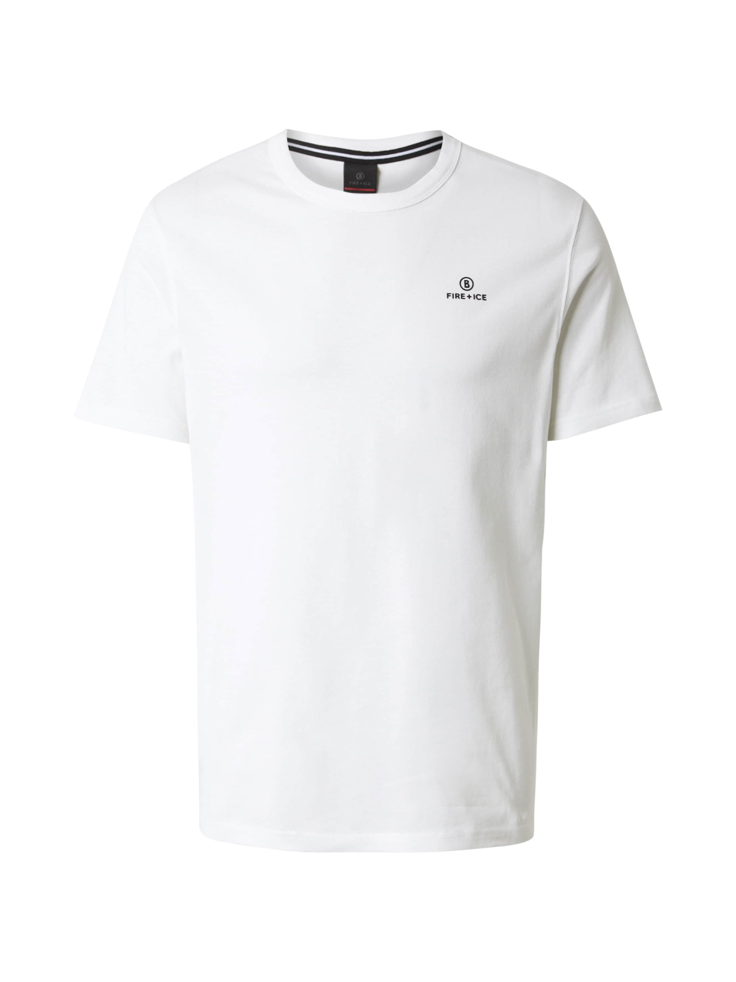 Tricou 'ADO2' de la Bogner Fire + Ice pe alb: față