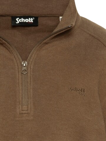 Pull-over Schott NYC en marron