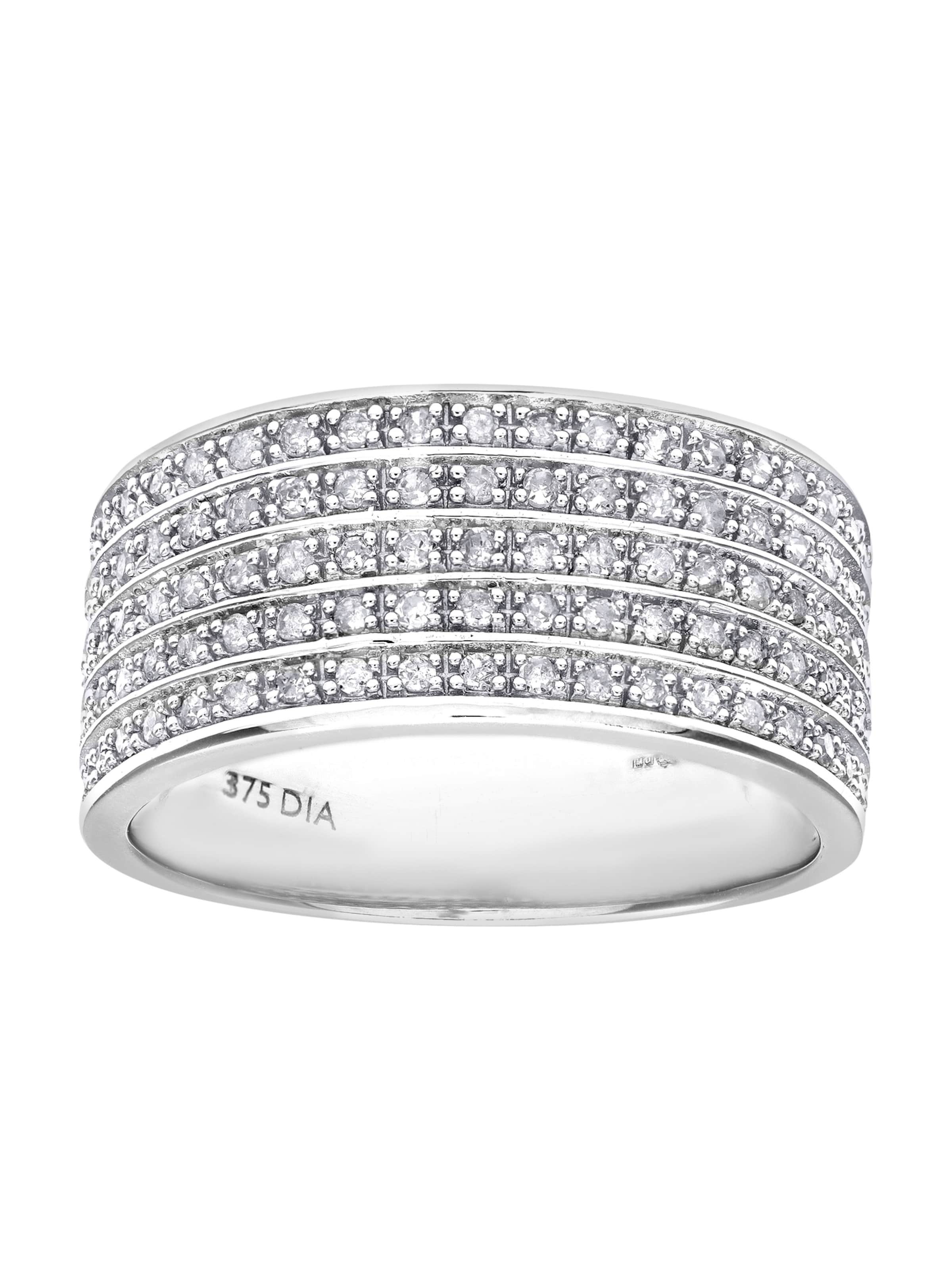 DIAMANT LETERNEL Ring in Silver: front