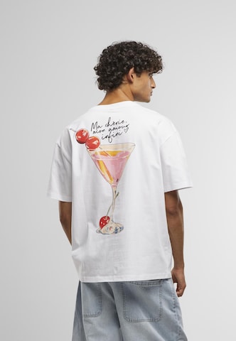Mister Tee Shirt 'Mon Amore Infini' in White: front