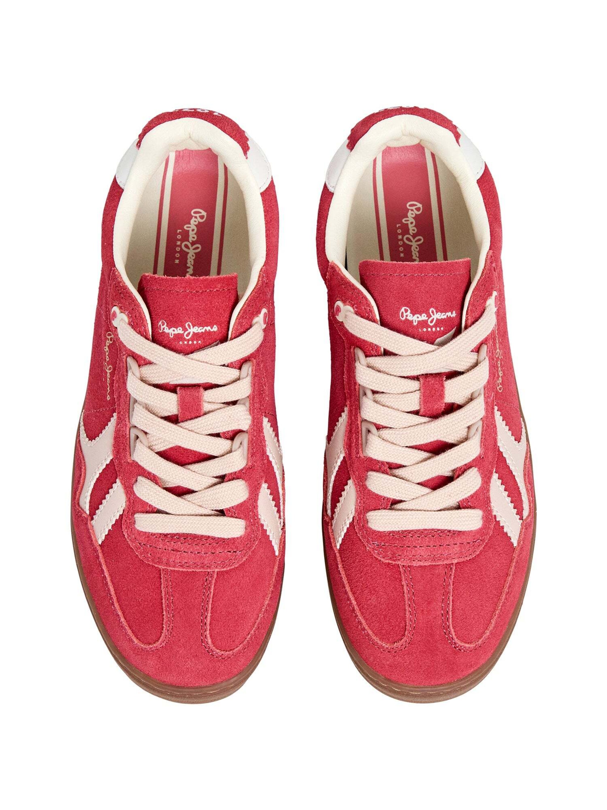 Baskets basses 'BALL RETRO' Pepe Jeans en rouge
