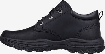 SKECHERS Schnürboots in Schwarz: predná strana