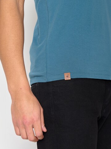 GREENBOMB Shirt 'Animal Yeti Ski' in Blue