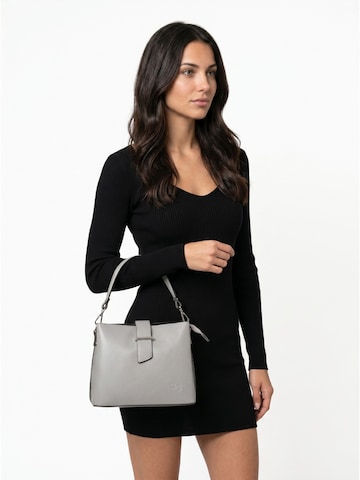 Cluty Handbag in Grey: front