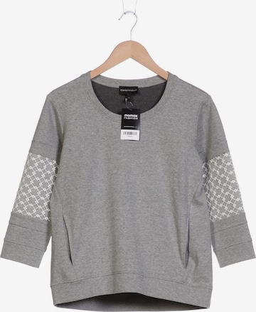 Emporio Armani Sweatshirt & Zip-Up Hoodie in XS in Grey: front