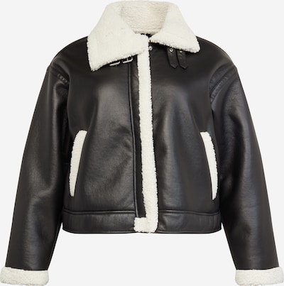 PIECES Curve Winter jacket 'JANELLE' in Black / White, Item view