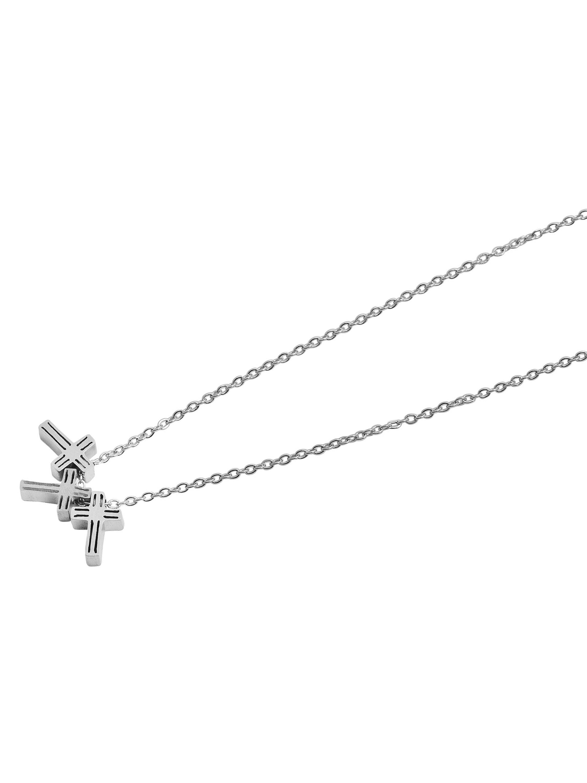 Akzent Jewelry Set 'Edelstahl silber' in Silver
