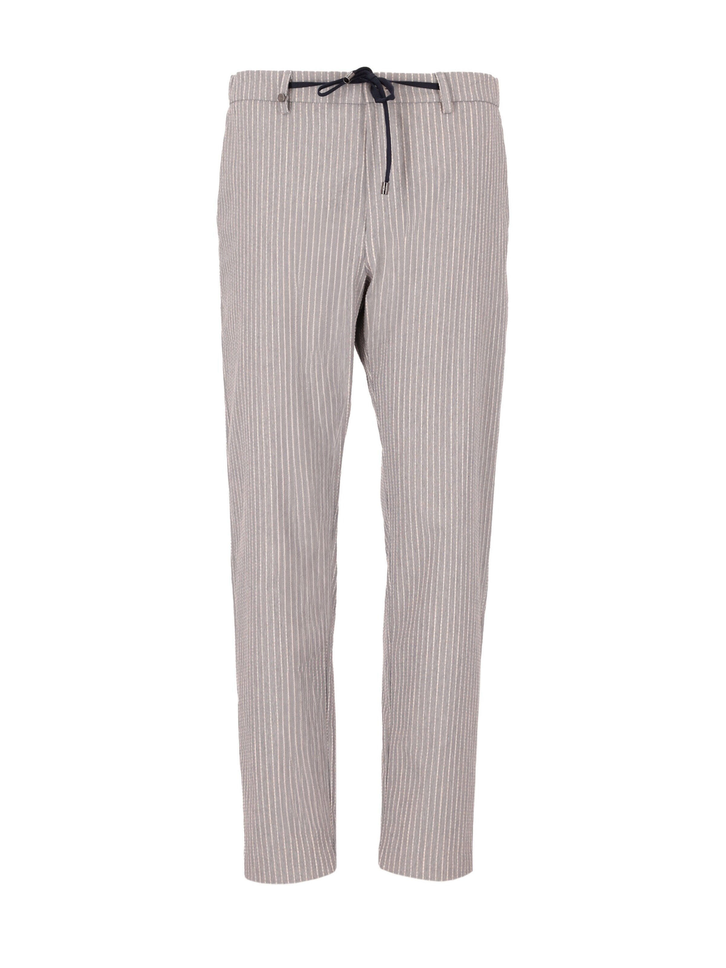 Distretto12 - Tapered Pantalón 'Rio T. Tajo' en gris: frente