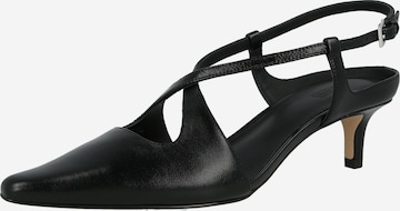 & Other Stories Лодочки с открытой пяткой в Черный: спереди