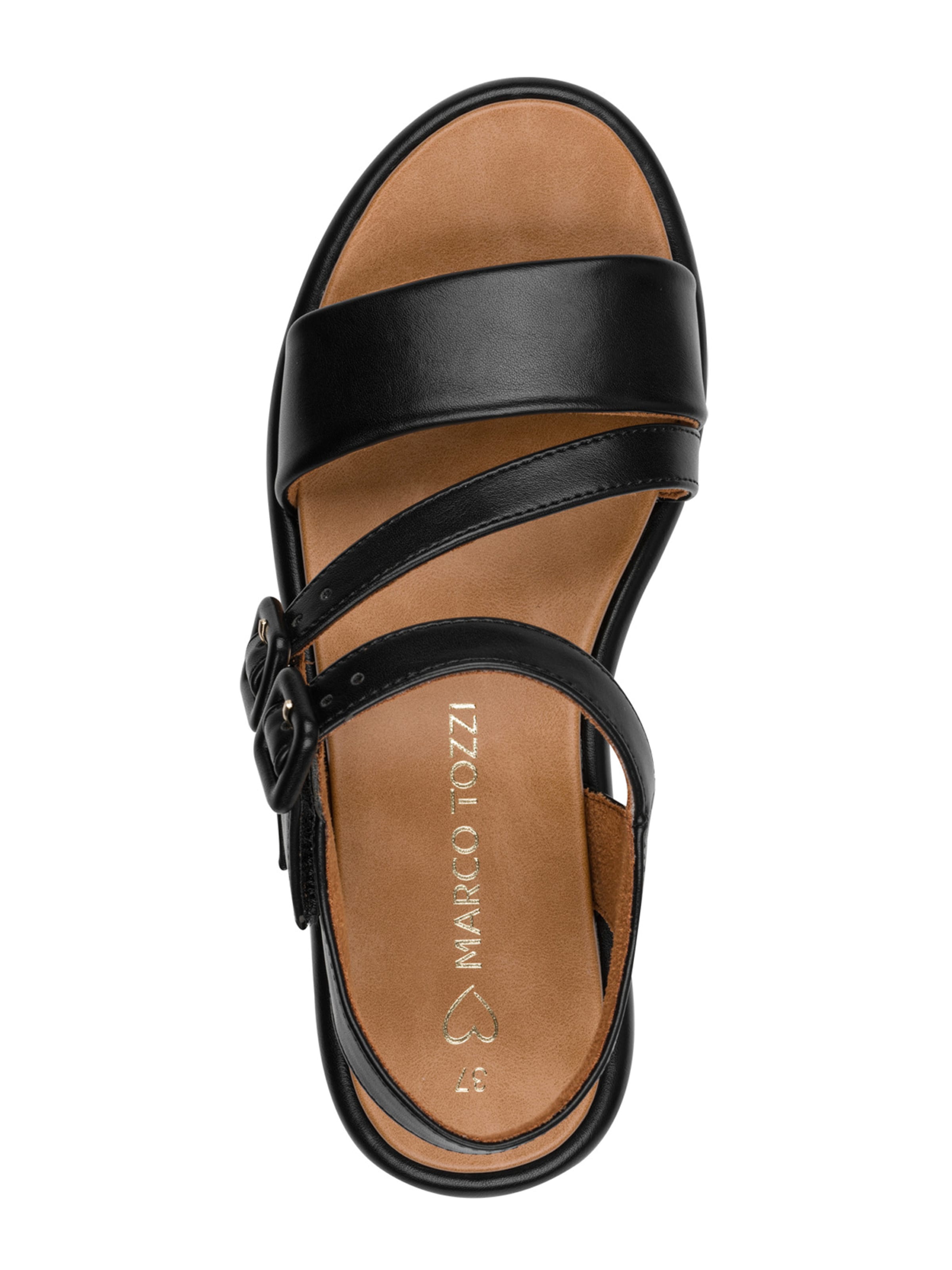MARCO TOZZI Strap Sandals in Black