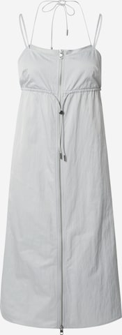 Calvin Klein Jeans Рокля в сиво: отпред