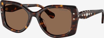 Occhiali da sole '0SK6058U' di Swarovski in marrone: frontale