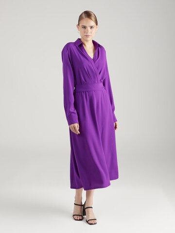 Lauren Ralph Lauren - Vestidos camiseiros em roxo: frente