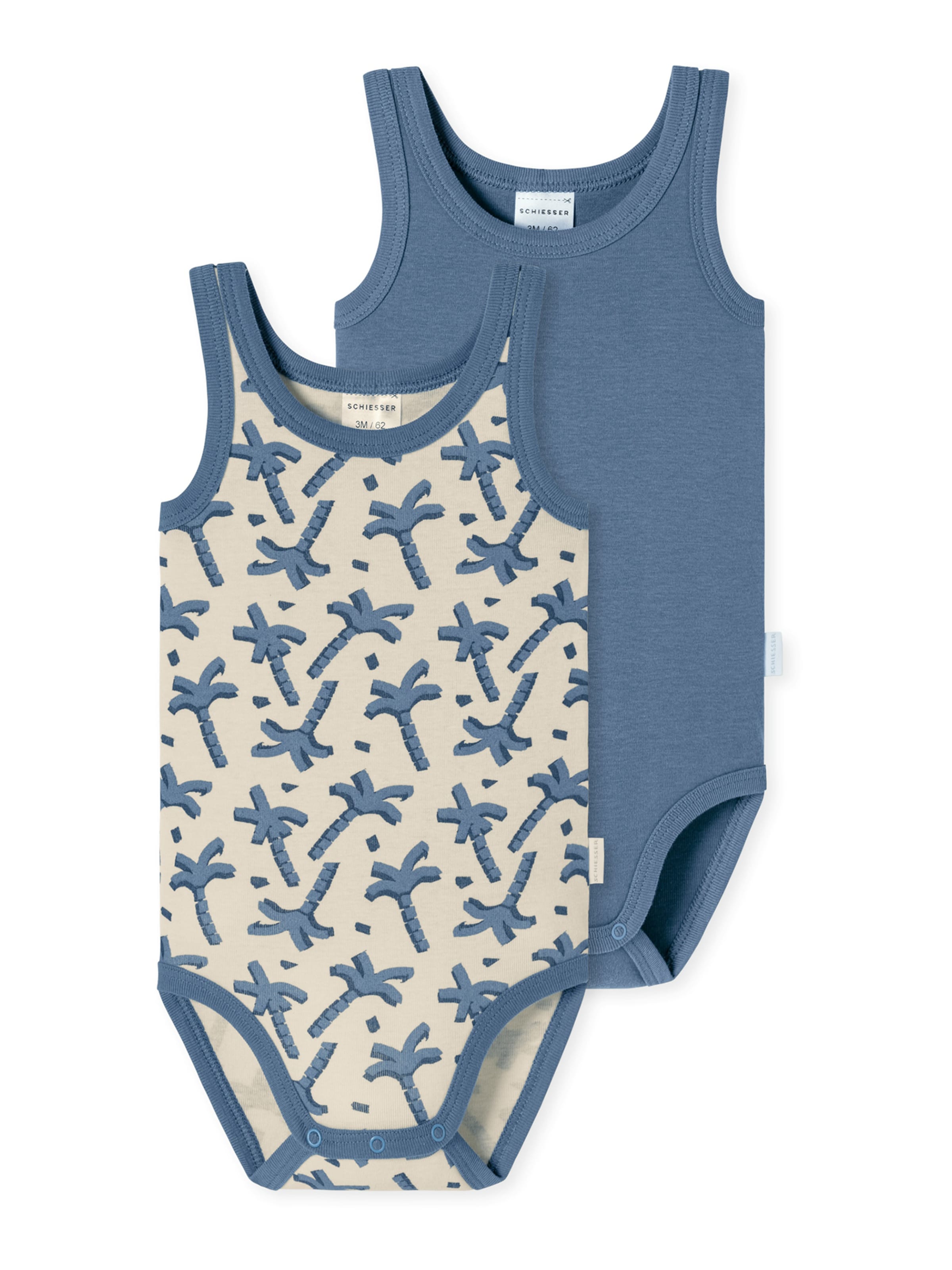 Barboteuse / body 'Nature Love' SCHIESSER en beige : devant