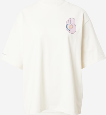 MUSTANG Тениска 'WELBY' в бяло: отпред