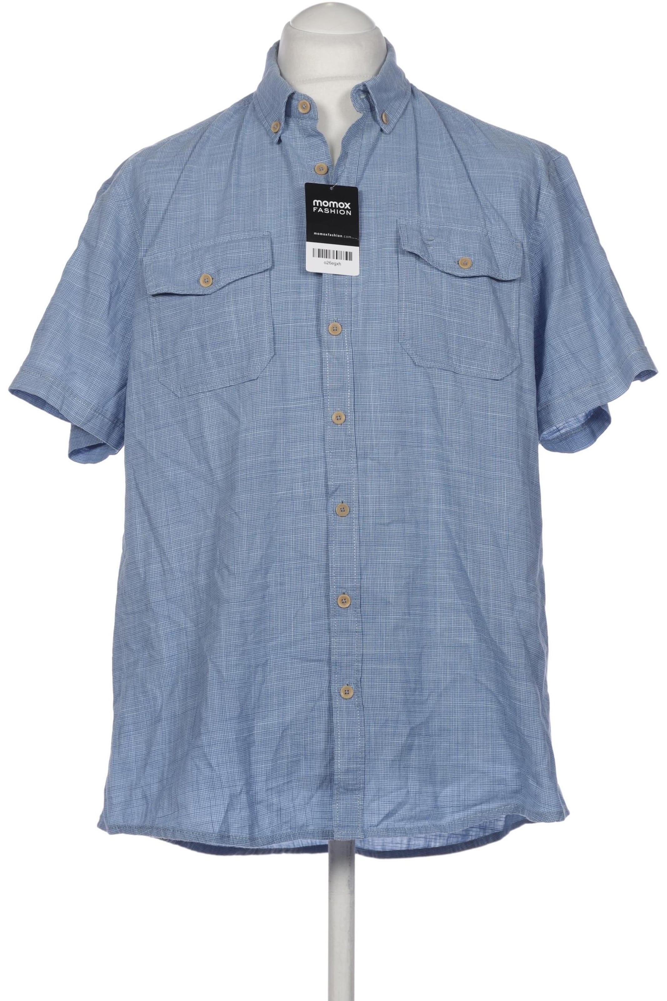 CAMEL ACTIVE Button Up Shirt in L in Blue: front