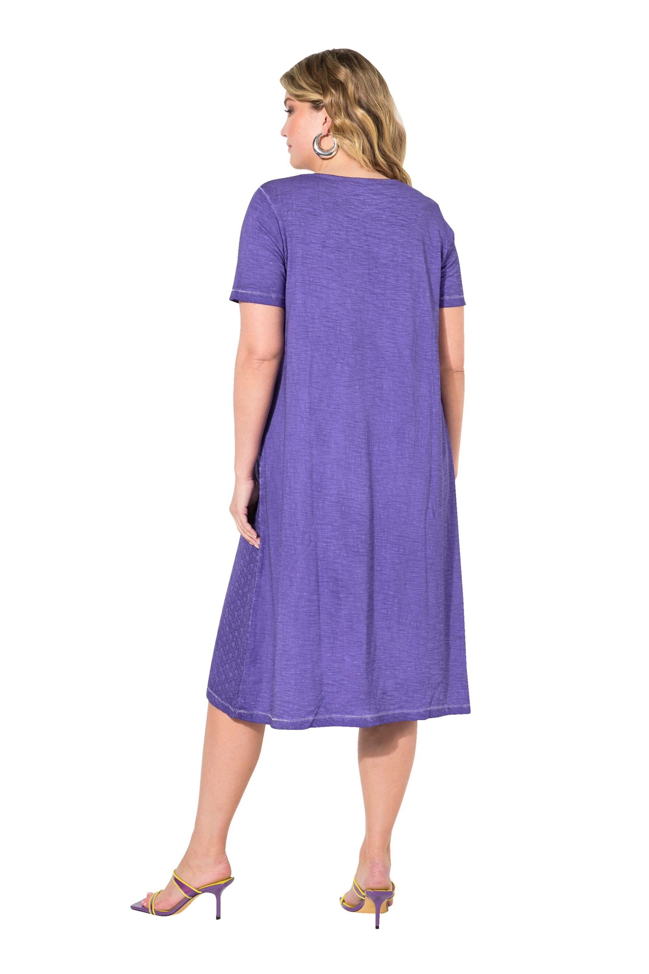 MIAMODA Dress in Purple