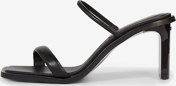 Mule Calvin Klein en noir : devant