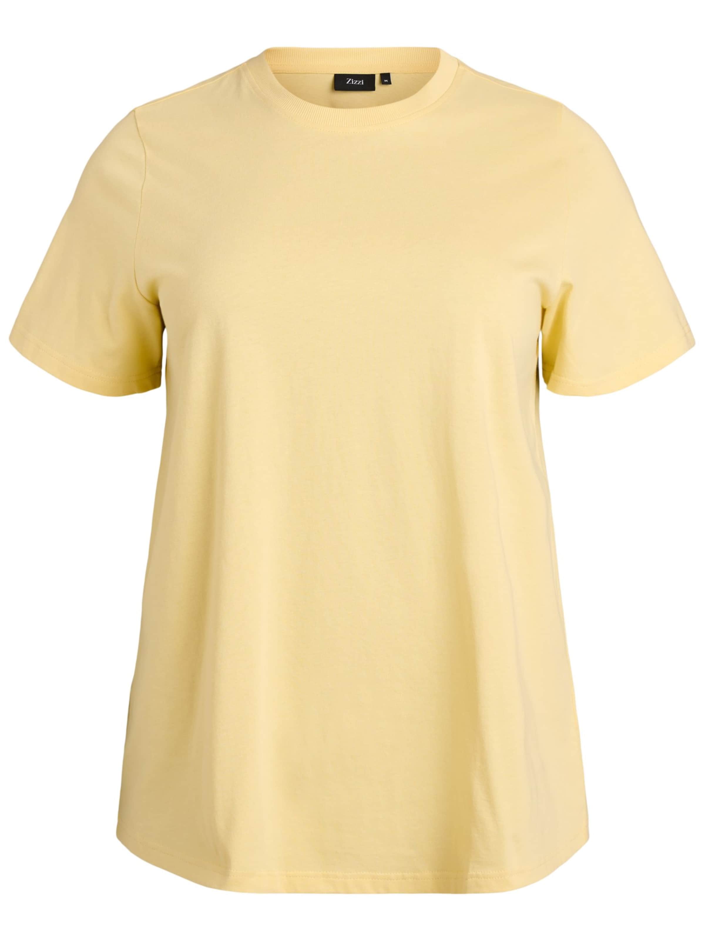 Zizzi - Camiseta 'VCharlin' en amarillo: frente