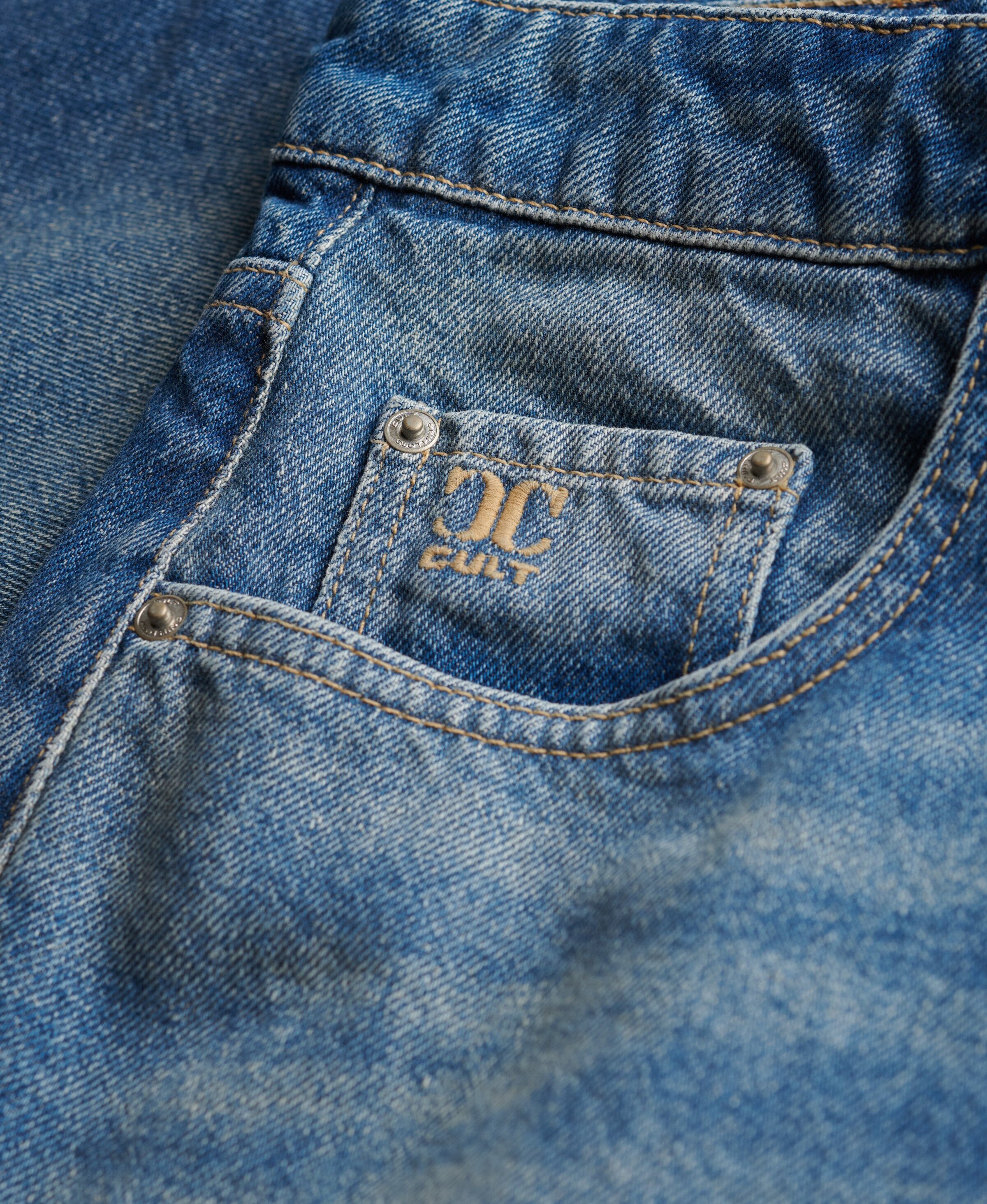 Baggy Jean Superdry & Co en bleu