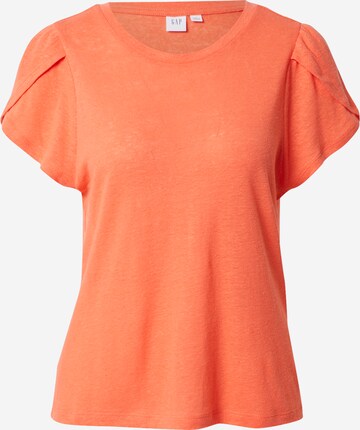 T-shirt GAP en orange : devant