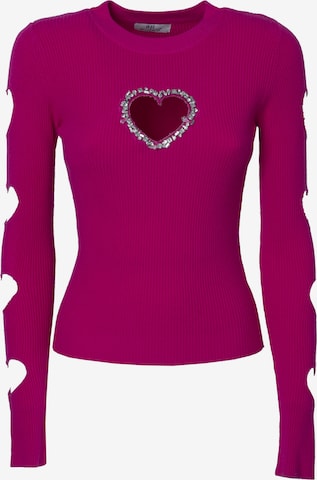Pull-over Influencer en rose : devant