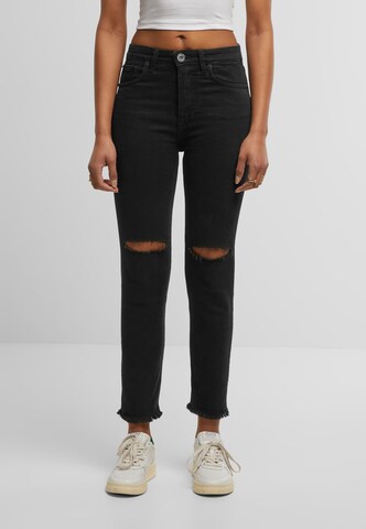 2Y Premium Slimfit Jeans in Schwarz
