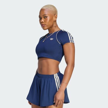 ADIDAS PERFORMANCE - Camisa funcionais 'Sst' em azul