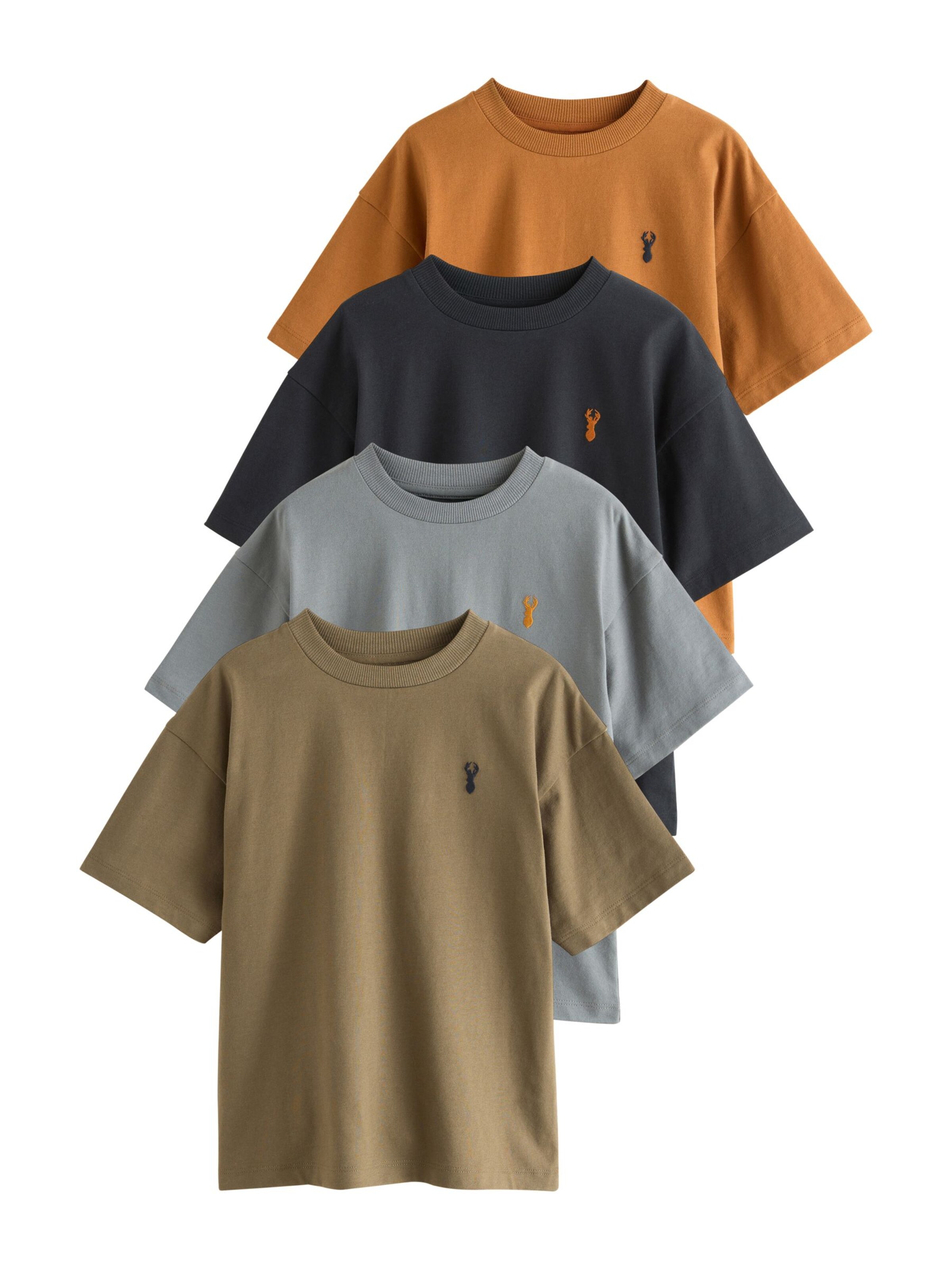 Next Shirt in Brown: front