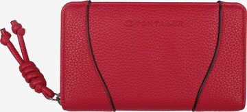 TOM TAILOR Wallet in Red: front