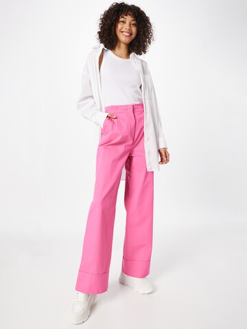 ESPRIT Wide Leg Hose in Pink