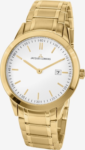 Jacques Lemans Analog Watch in Gold: front