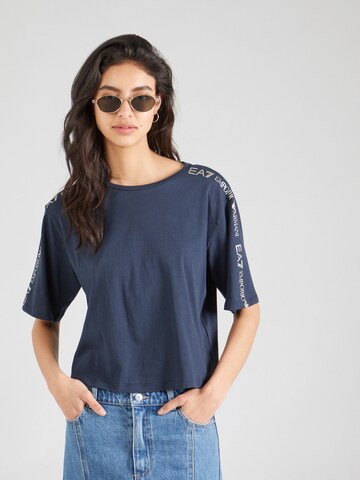 EA7 Emporio Armani T-Shirt in Blau: predná strana