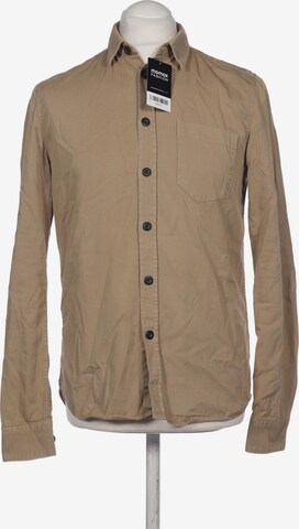 Nudie Jeans Co Button Up Shirt in S in Brown: front