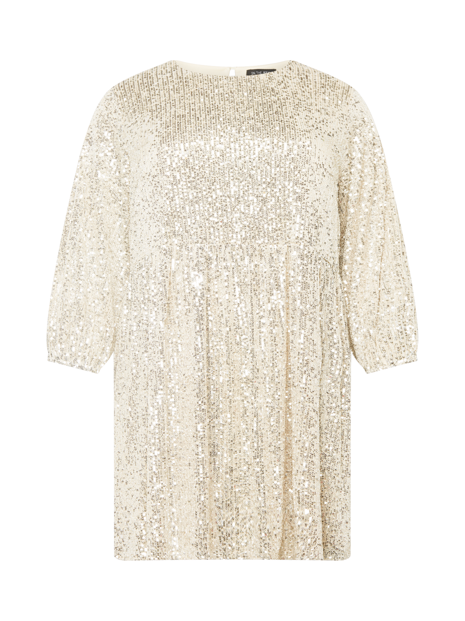 Odzież Kobiety In The Style Curve Sukienka JOSSA w kolorze Srebrnym 