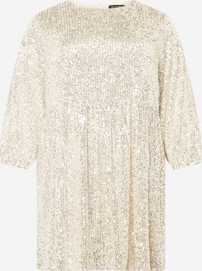 In The Style Curve Kleid 'JOSSA' in beige / silber, Produktansicht
