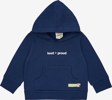 loud + proud Sweatshirt in Blue: front