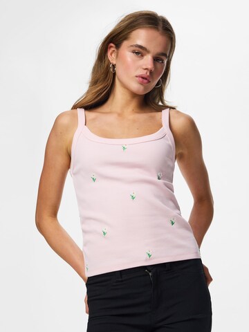 Haut PIECES en rose : devant