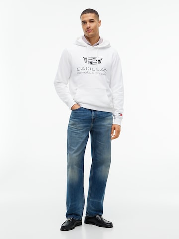TOMMY HILFIGER Μπλούζα φούτερ 'TH X CF1' σε λευκό