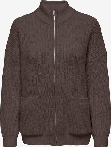 Cardigan 'KAJA' ONLY en marron : devant