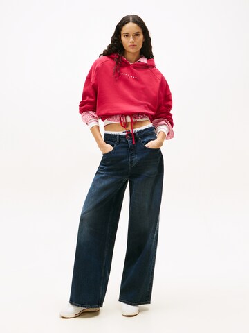 Sweat-shirt Tommy Jeans en rouge