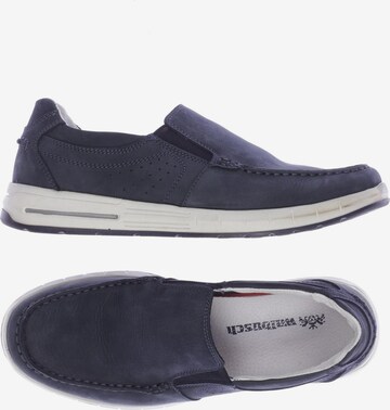 Walbusch Flats & Loafers in 42 in Blue: front