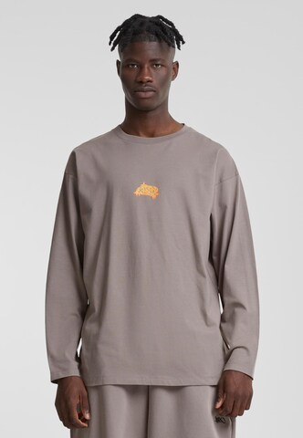 T-Shirt 'Alien Smash' K1X en marron