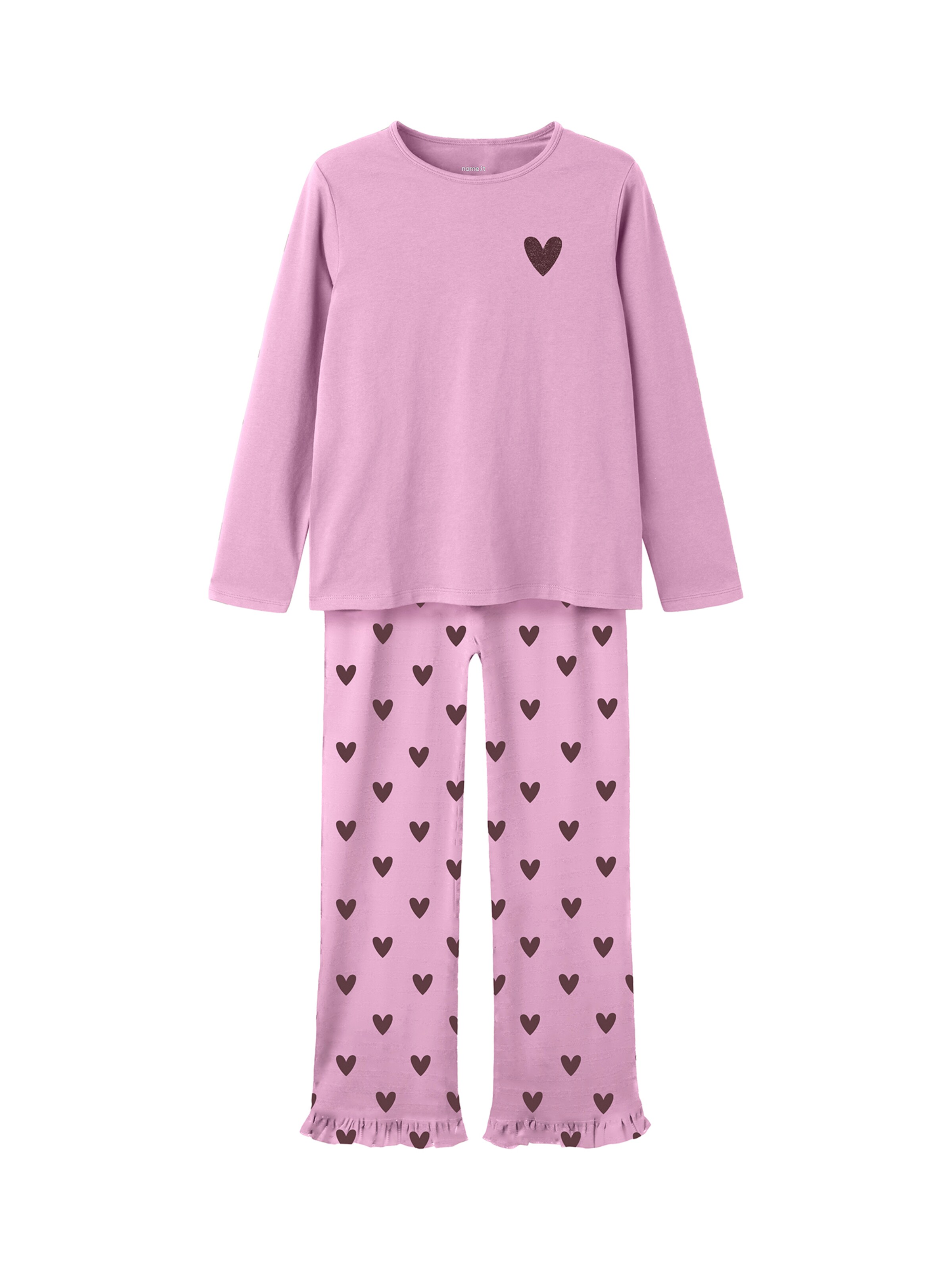 NAME IT Pajamas 'NKFREAQ' in Pink: front