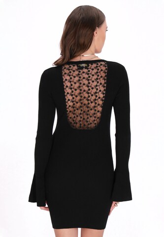 Robes en maille faina en noir