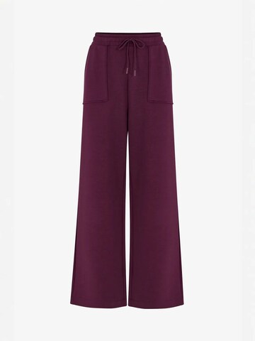 Penti Skinny Spodnie sportowe 'Jogginghose' w kolorze czerwony