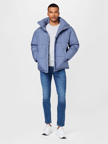 BURTON MENSWEAR LONDON Zimska jakna | modra barva