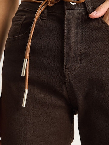 Bianco Lucci Regular Broek in Bruin