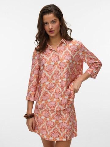 VERO MODA Blouse 'Evelijn' in Oranje